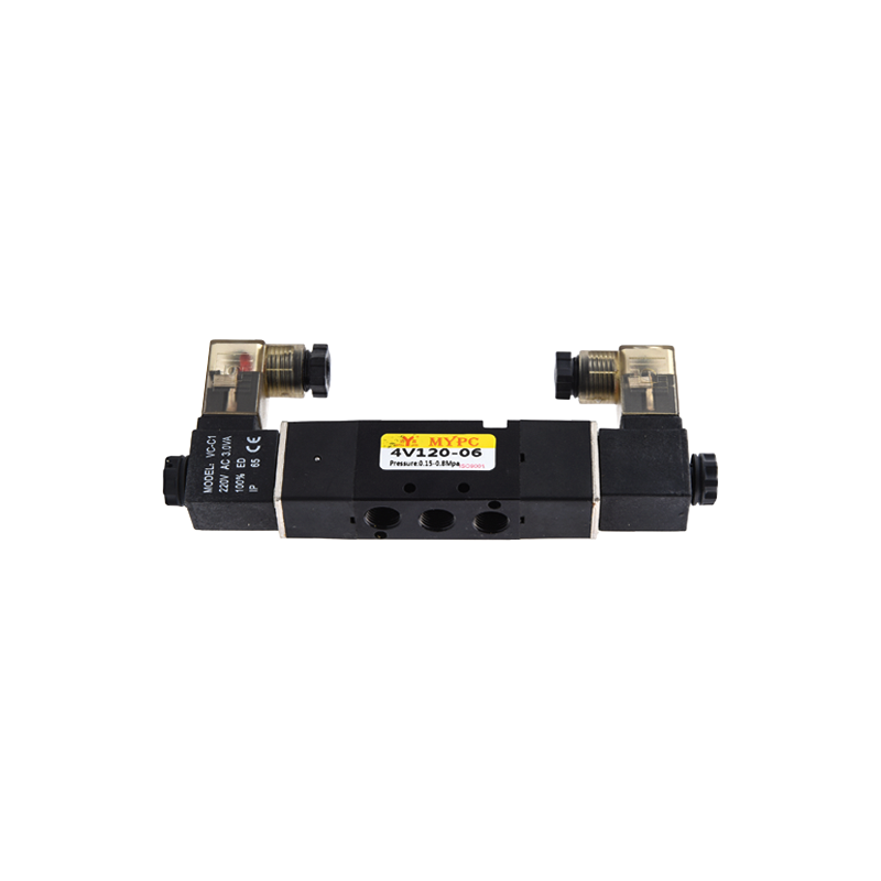 Válvula solenoide de piezas de compresor de aire de aleación de aluminio