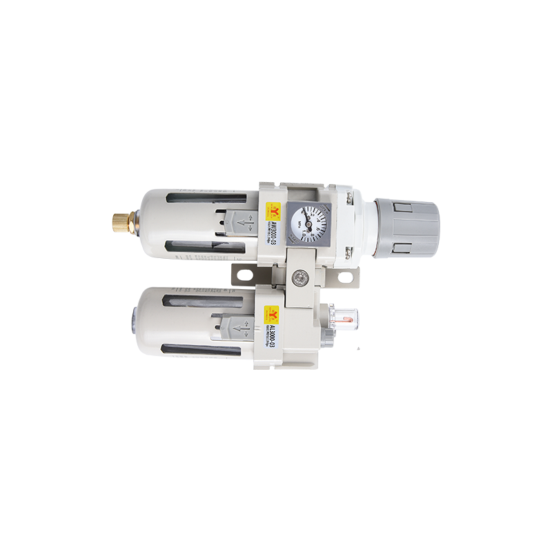 Unidad de tratamiento de fuente de aire combinada de dos uniones