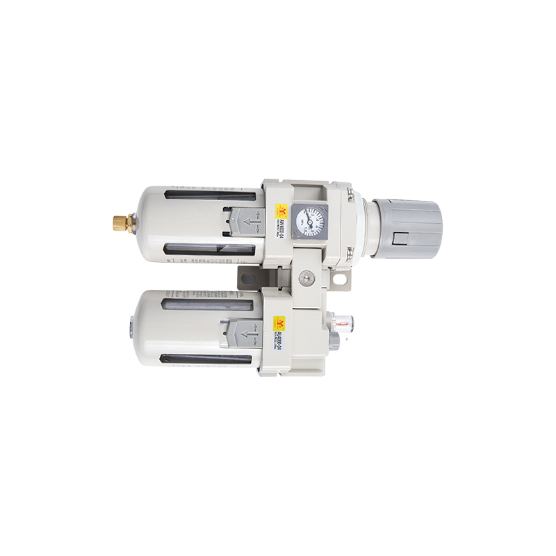 Unidad de tratamiento de fuente de aire combinada de dos uniones