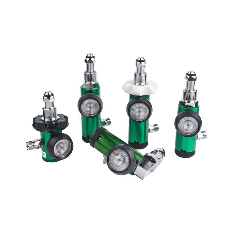 Regulador de cilindro ajustable serie MYTJ-B 0-15 LPM para hospital